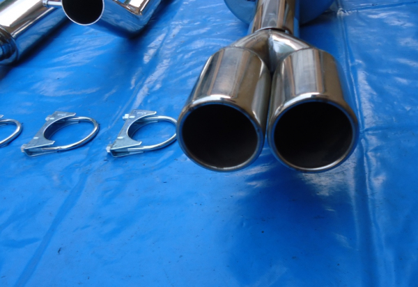 3 Zoll -Anlage (76 mm) VW Golf 4 Variant  2x76 gerade