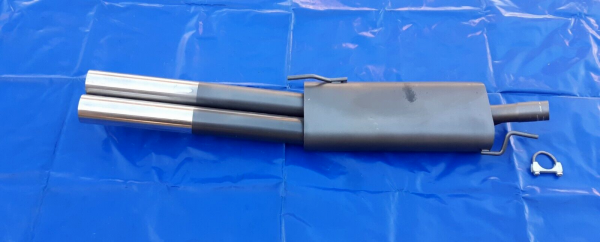 Sportauspuff VW Golf 3 Variant und Vento 2x76 scharf