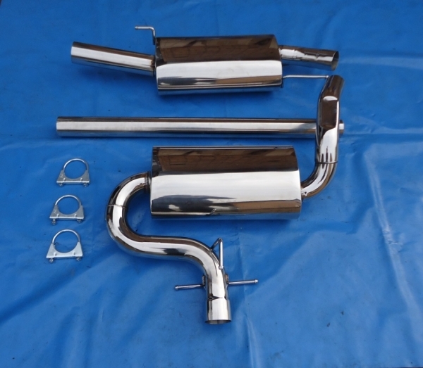 Edelstahl Auspuffanlage VW Golf 3 1x76 GM