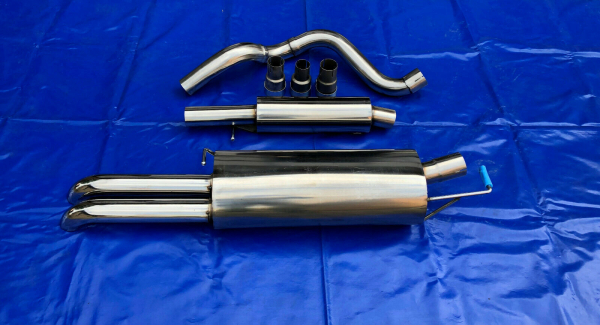 Edelstahl Auspuffanlage VW Golf 4 Variant Diesellook
