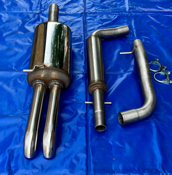 Edelstahl Auspuffanlage  VW Golf 4 Variant  Diesellook