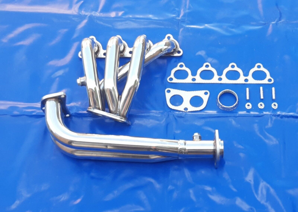 Edelstahl Fächerkrümmer Honda Civic 1988-2000 1,3 1,4 1,5 1,6 16v CRX HF DX LX H