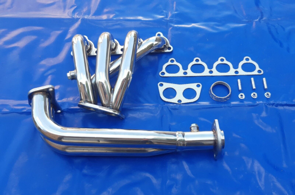 Edelstahl Fächerkrümmer Honda Civic 1988-2000 1,3 1,4 1,5 1,6 16v CRX HF DX LX H