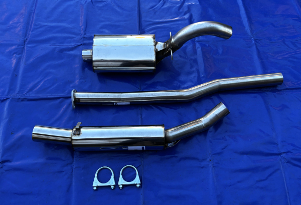 Edelstahl Auspuffanlage Opel Kadett C mit TÜV 1x76