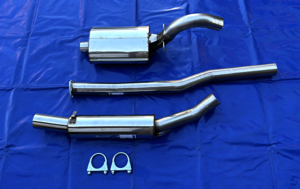 Edelstahl Auspuffanlage Opel Kadett C mit TÜV 1x76