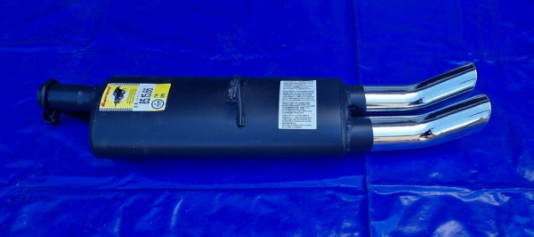 Supersprint Endschalldämpfer Opel Kadett E 2.0 u GSI  2x70 DTM gebörtelt