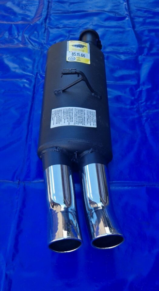 Supersprint Endschalldämpfer Opel Kadett E 2.0 u GSI  2x70 DTM gebörtelt