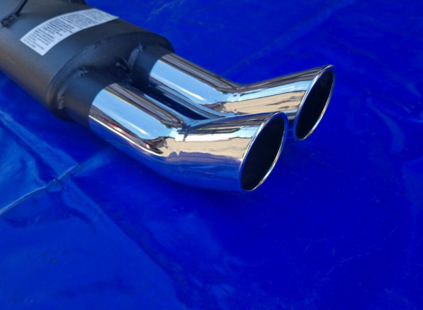 Supersprint Endschalldämpfer Opel Kadett E 2.0 u GSI  2x70 DTM gebörtelt