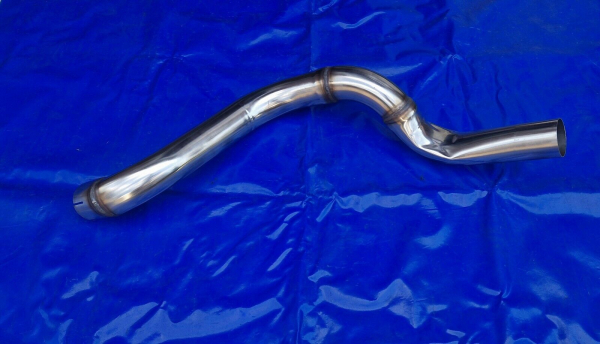 Edelstahl Auspuffanlage VW Golf 4 Gruppe A Gr 2x60 Diesellook