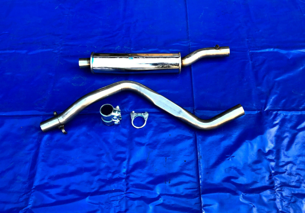 Edelstahl Vorschalldämpfer VW Scirocco 1