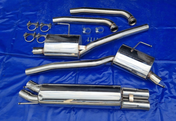 Edelstahl Auspuffanlage Opel Omega B Limosine