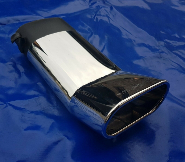 Endrohr Powersprint 75x145 DTM gebörtelt+Halter
