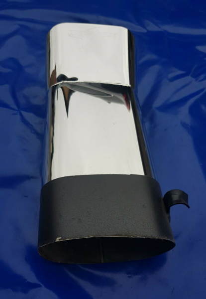Endrohr Powersprint 75x145 DTM gebörtelt+Halter