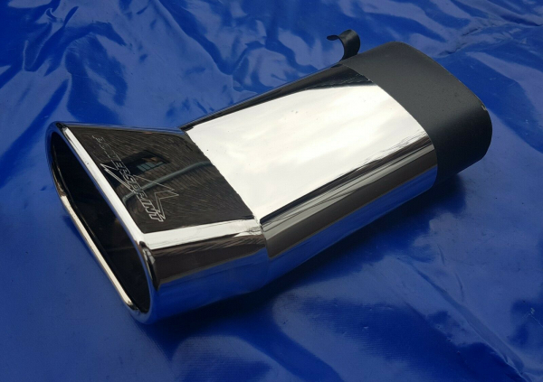Endrohr Powersprint 75x145 DTM gebörtelt+Halter