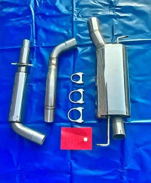 Edelstahl Auspuffanlage Audi TT 8N  3 Zoll (76 mm) Friedrich Motorsport