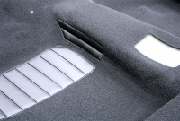 Teppich schwarz für Scirocco 1 und 2 (53 und 53B)