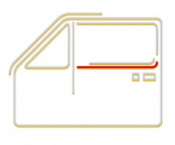 Aussenschachtdichtung links / Innenschachtdichtung rechts VW Golf 1