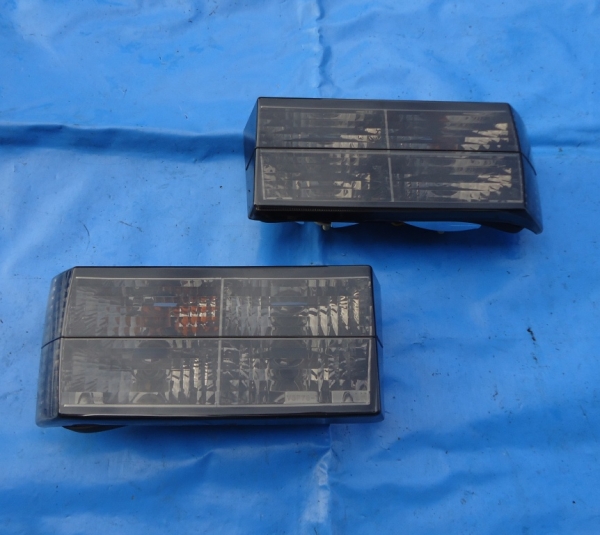 Rückleuchten KLarglas schwarz (kurz)