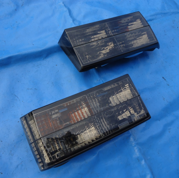 Rückleuchten KLarglas schwarz (kurz)