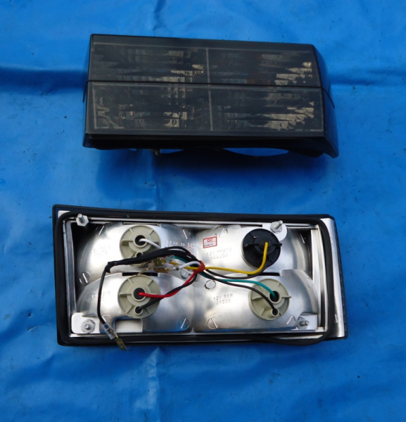 Rückleuchten KLarglas schwarz (kurz)