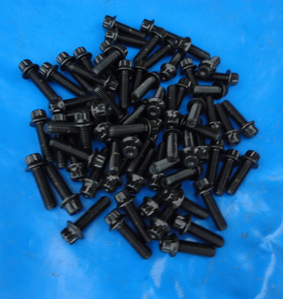 M7x24 schwarze  Schrauben für BBS RM und OZ 2 teilige Felgen