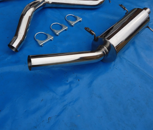 Edelstahl Auspuffanlage VW Golf 1 Cabrio GM 1x60