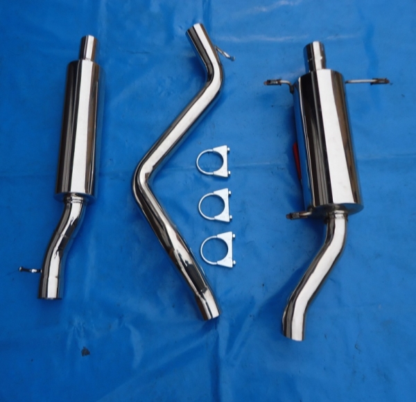 Edelstahl Auspuffanlage VW Golf 1 Cabrio GM S-60