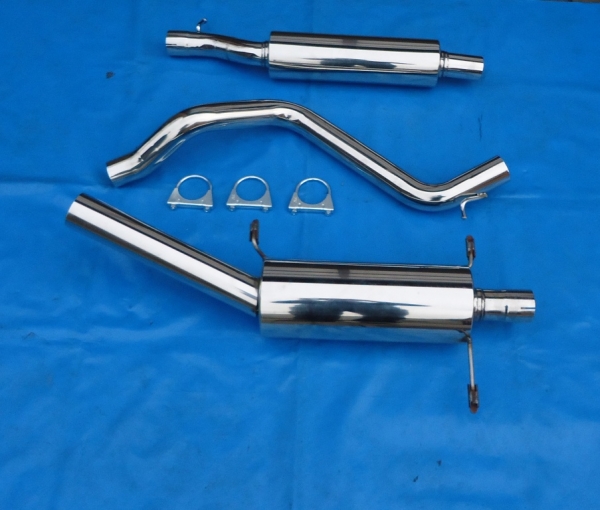 Edelstahl Auspuffanlage VW Golf 1 Cabrio GM 1x70
