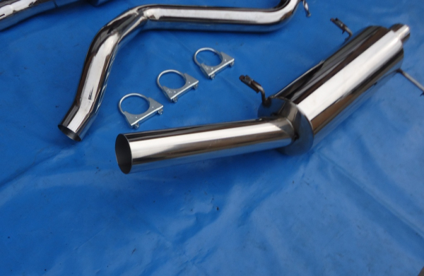 Edelstahl Auspuffanlage VW Golf 1 Cabrio GM 1x70