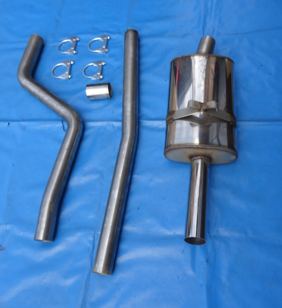 Powersprint VW Polo 2 Vorderrohr+ Endschalldämpfer 1x60