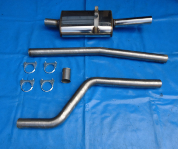 Powersprint VW Polo 2 Vorderrohr+ Endschalldämpfer 1x60