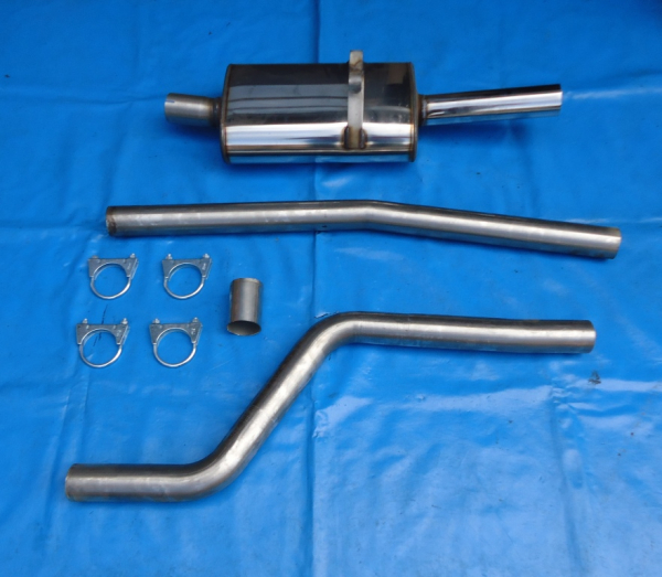 Powersprint VW Polo 2 Vorderrohr+ Endschalldämpfer 1x60