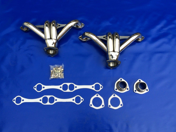 Chevrolet Small Block V8 Fächerkrümmer Headers Hugger BUICK BELAIR BLAZER CAMARO 283 350 327 400 chevy