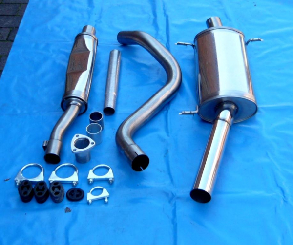 GR A Anlage Golf 1 Cabrio mit 70 mm Endrohr scharf