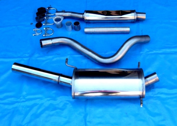 GR A Anlage Golf 1 Cabrio mit 70 mm Endrohr scharf