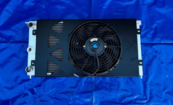 Lüfterblech / Lüfterzarge für 57 cm Netz Kühler