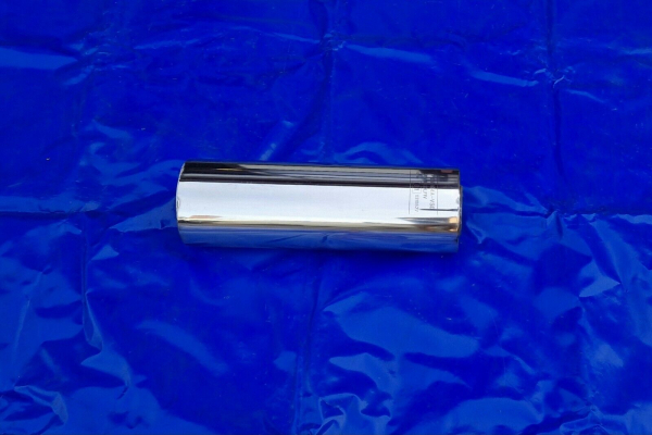 universal Schalldämpfer Edelstahl 350 mm lang mit E-Nummer