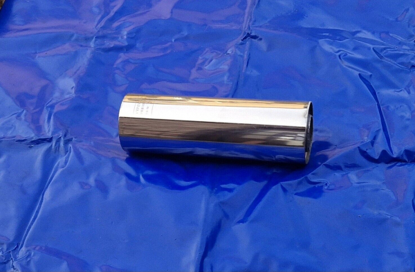 universal Schalldämpfer Edelstahl 350 mm lang mit E-Nummer